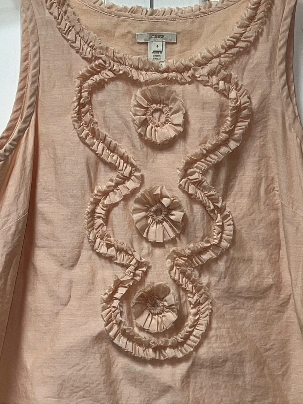J Crew Silk Blend Tank Top Shirt M